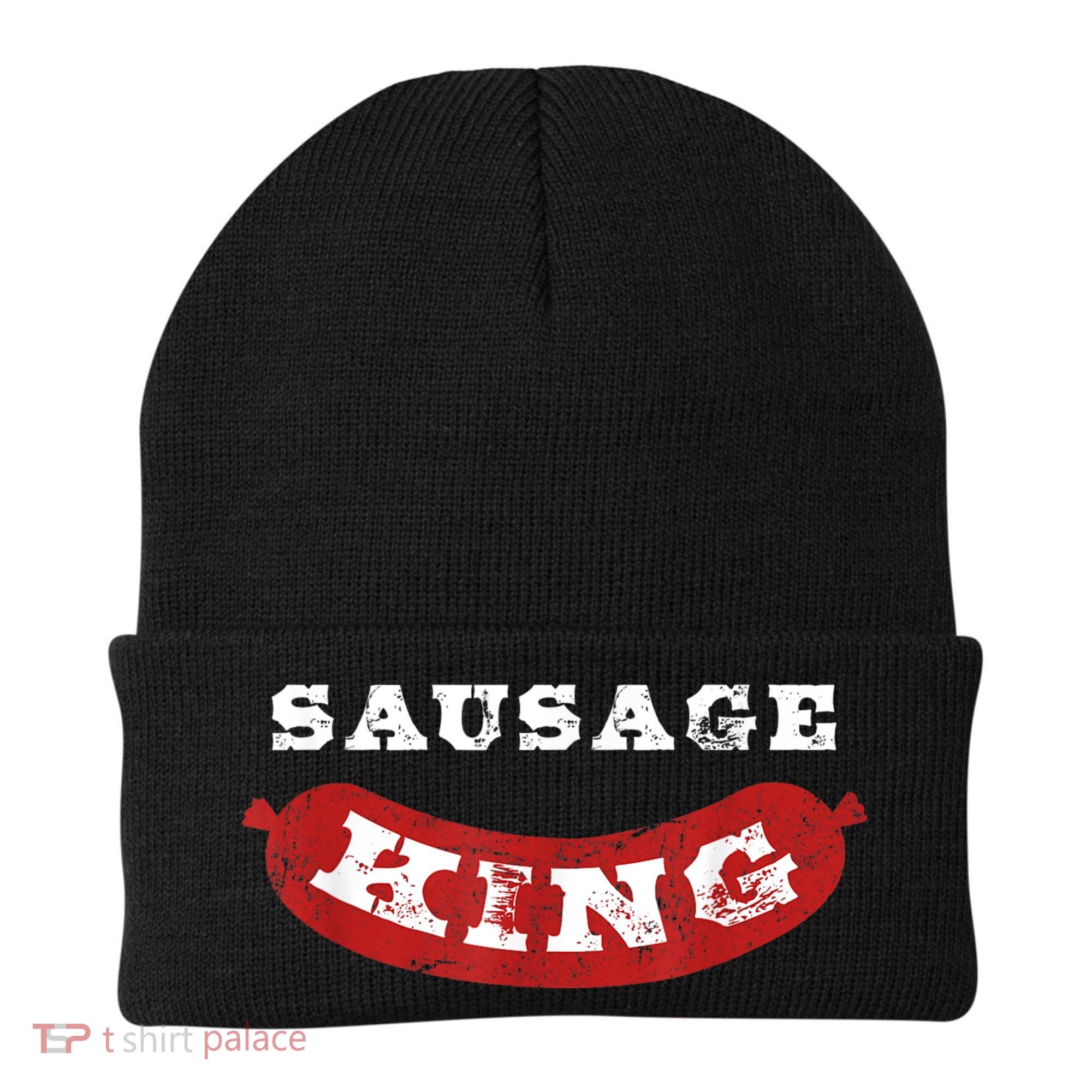 Sausage King Funny Distressed BBQ Beanie