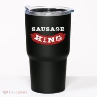 Sausage King Funny Distressed BBQ Tumbler thumb 0