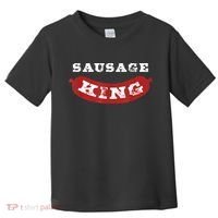Sausage King Funny Distressed BBQ Toddler T-Shirt thumb 0