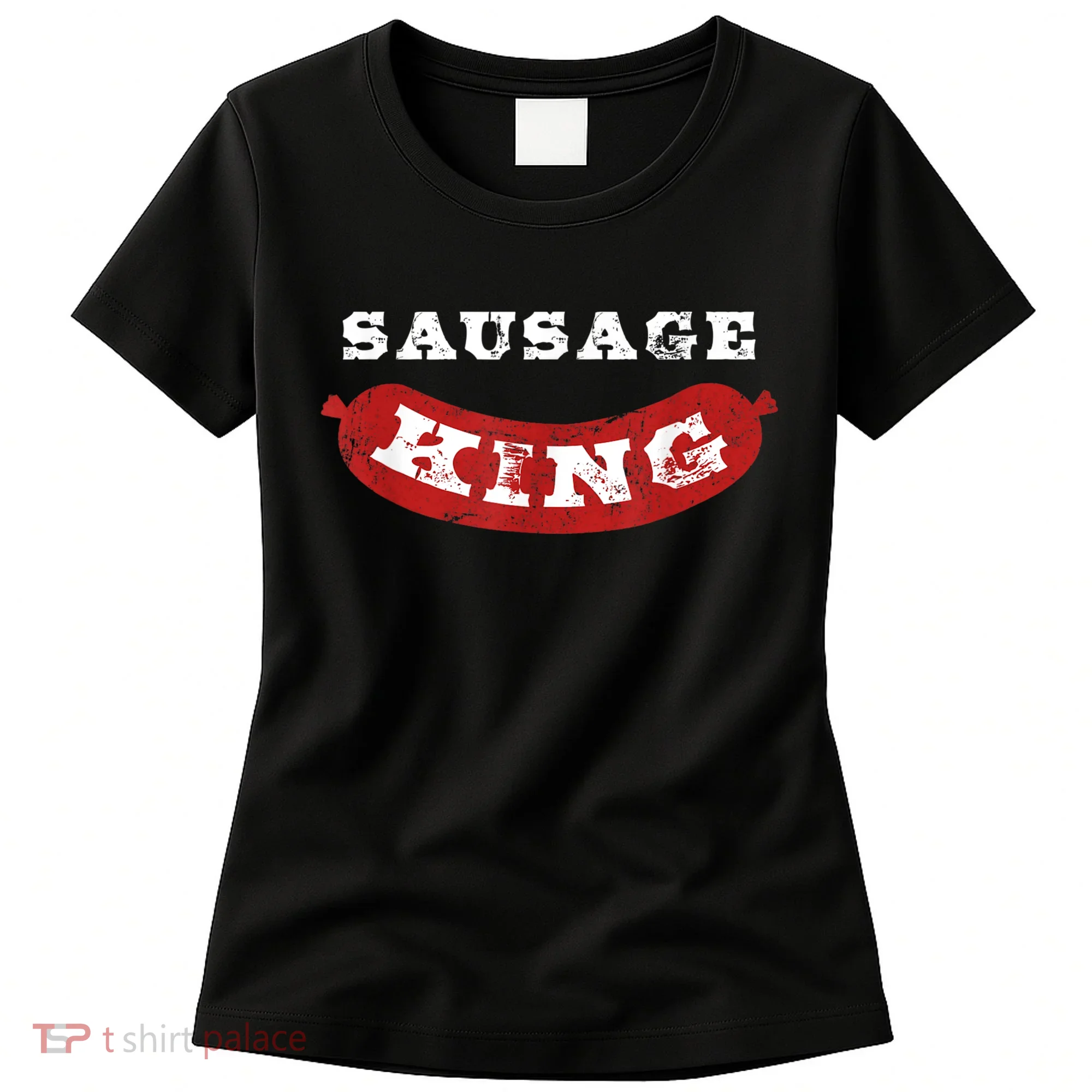 Sausage King Funny Distressed BBQ Women's T-Shirt