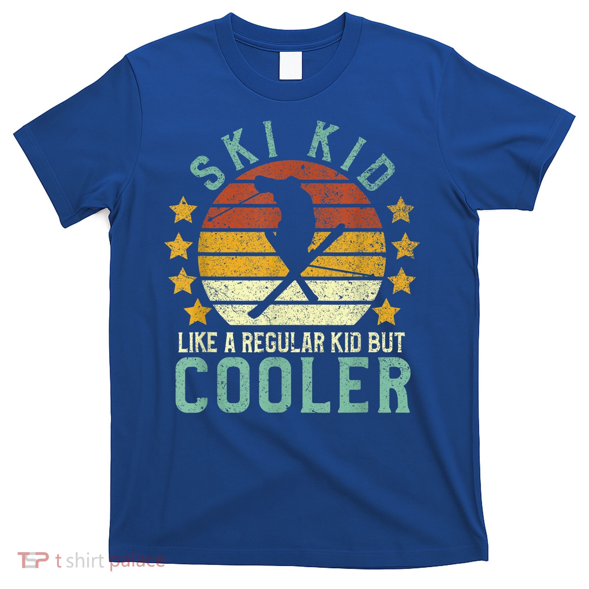Ski Kids | Funny Young Vintage Skier Skiing Lover Gift T-Shirt