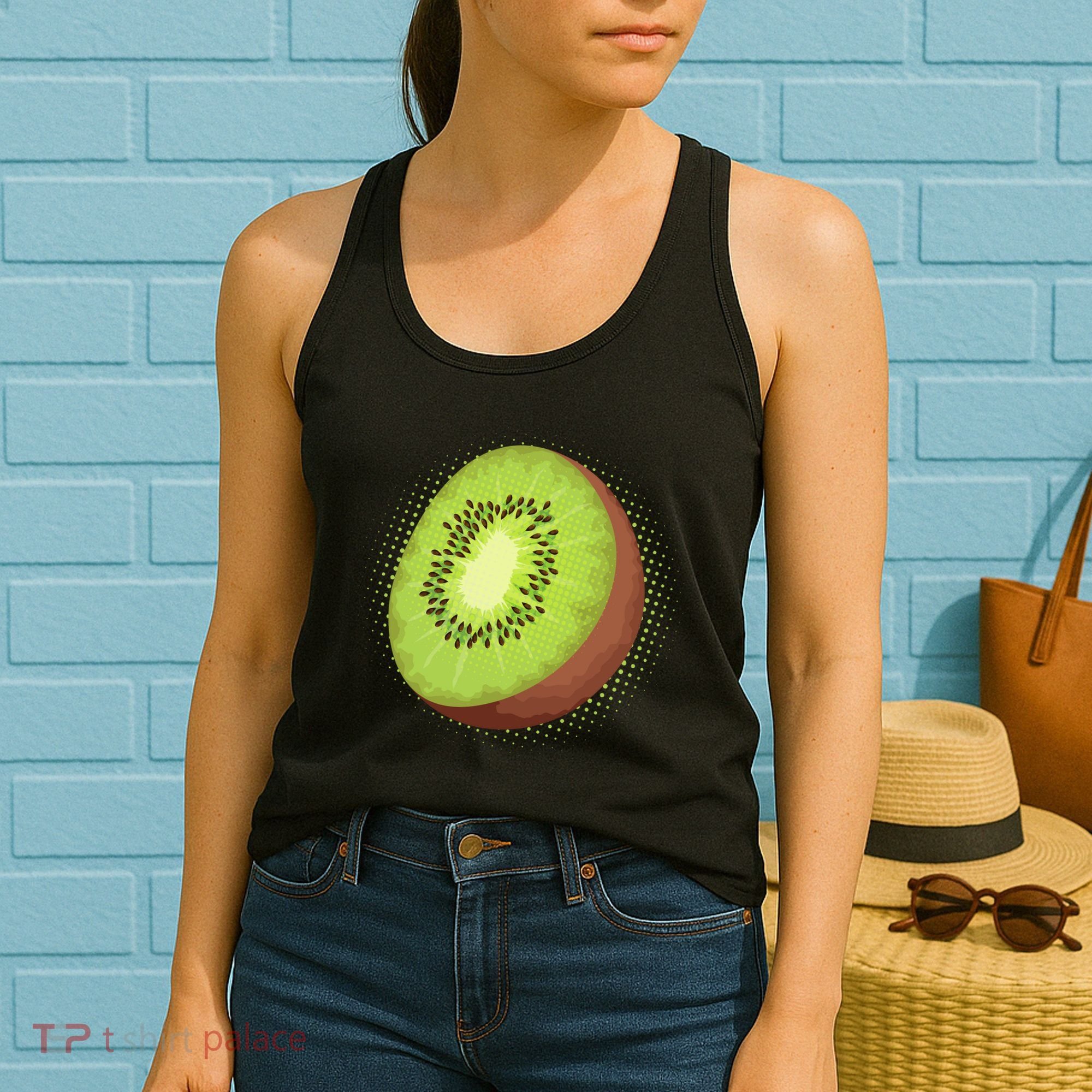 Summer Kiwi Fruit Women's Tank Top