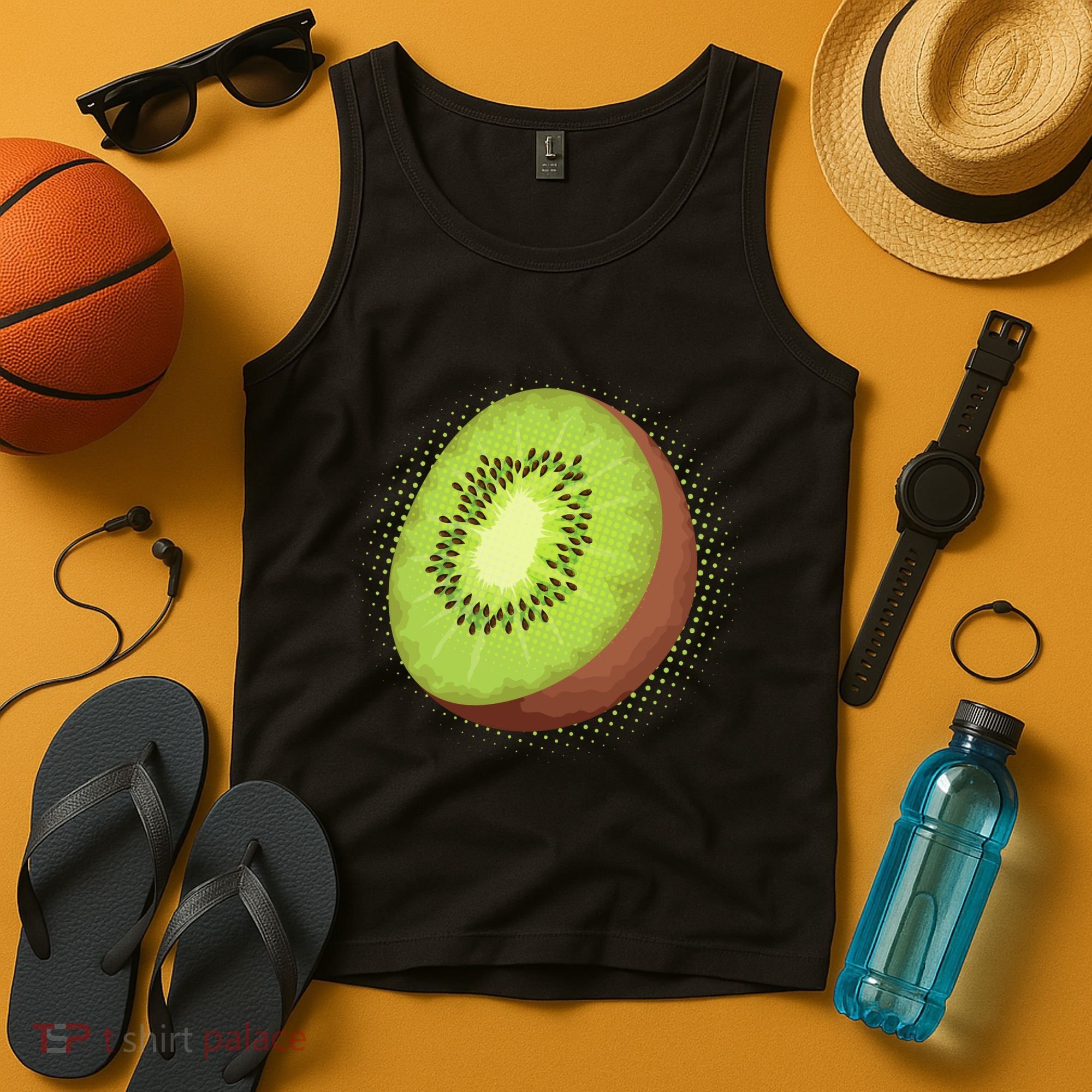 Summer Kiwi Fruit Tank Top