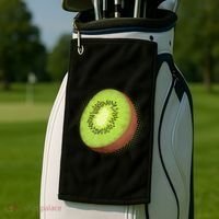 Summer Kiwi Fruit Golf Towel thumb 2