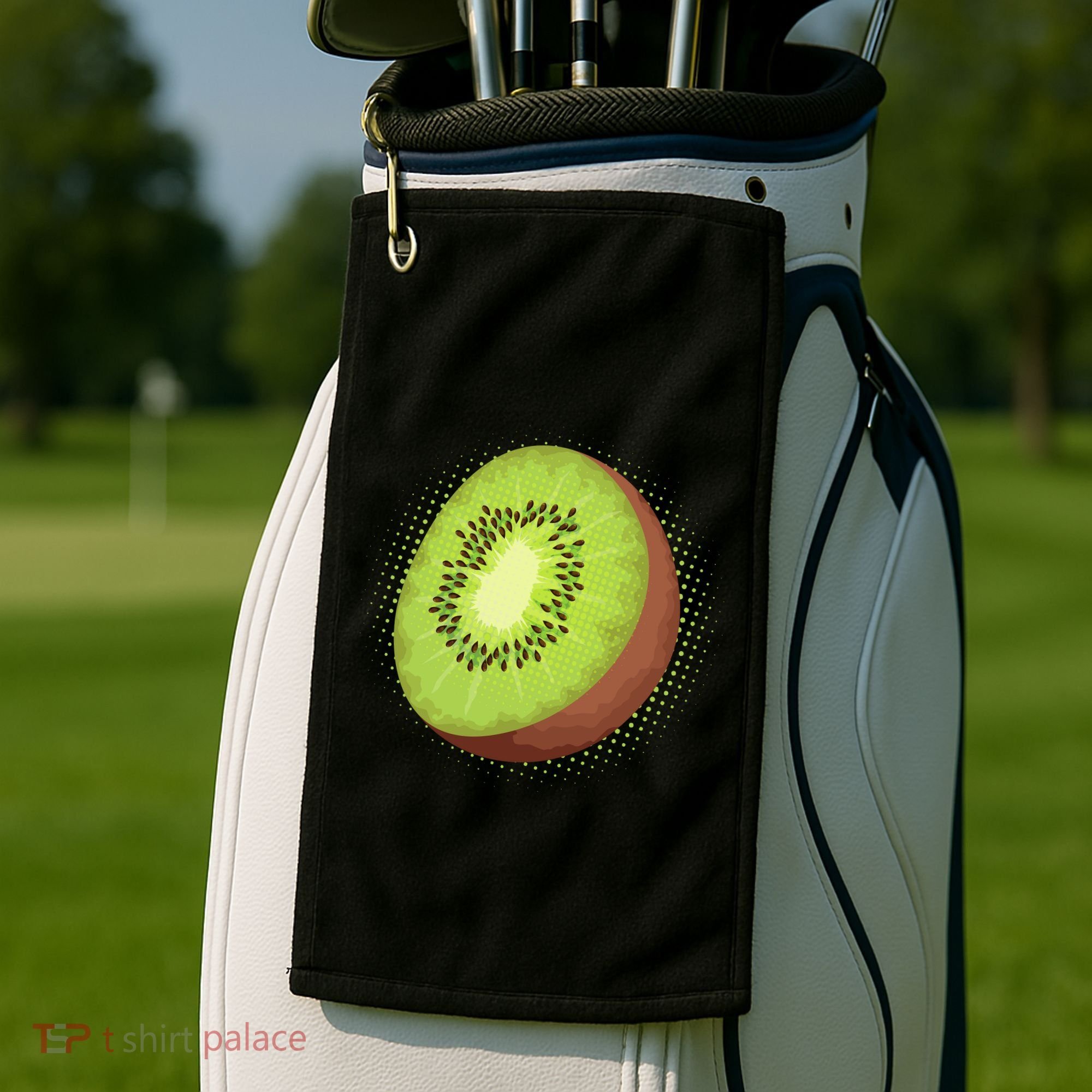 Summer Kiwi Fruit Golf Towel