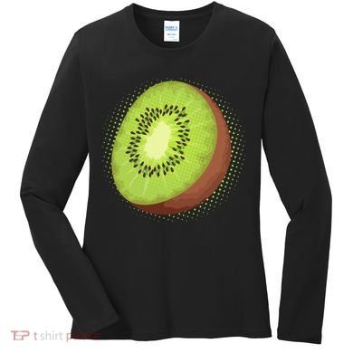 Summer Kiwi Fruit Women's Long Sleeve Shirt