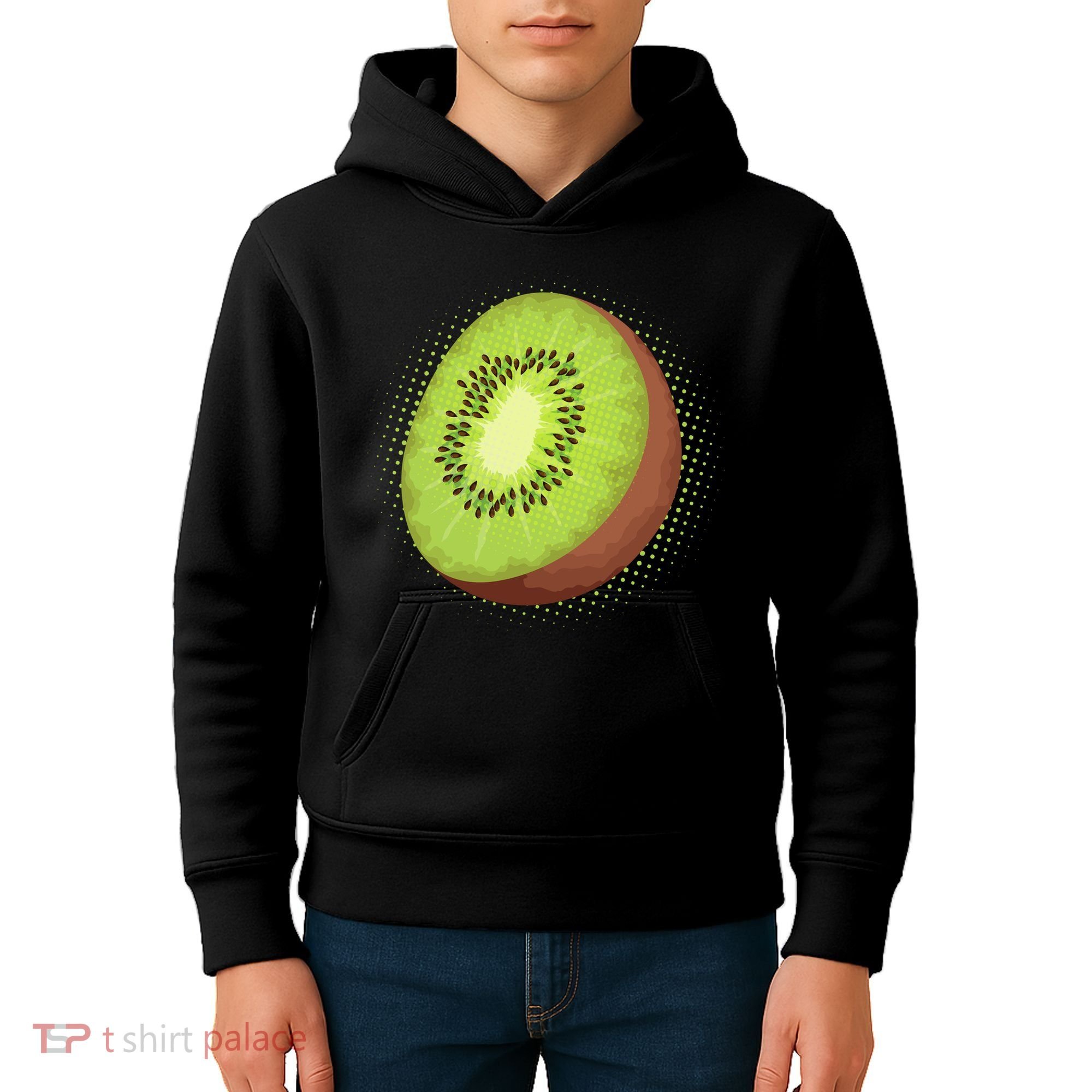 Summer Kiwi Fruit Kids Hoodie