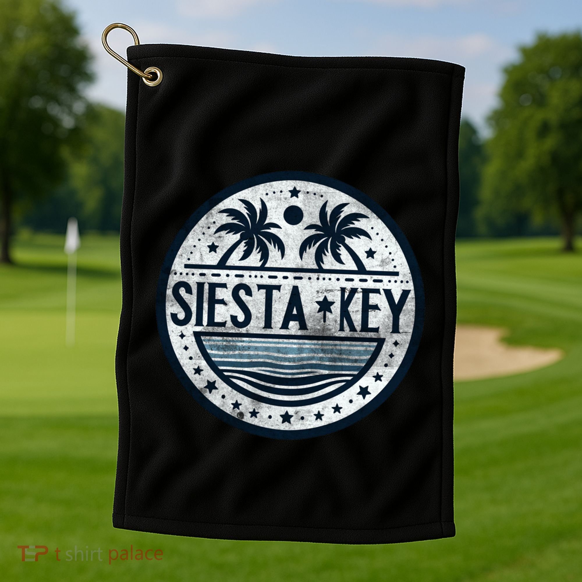 Siesta Key Florida Siesta Beach Fl Beaches Great Gift Golf Towel