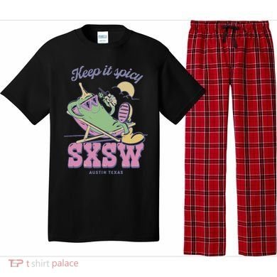 Sxsw Keep It Spicy Austin Texas Pajama Set