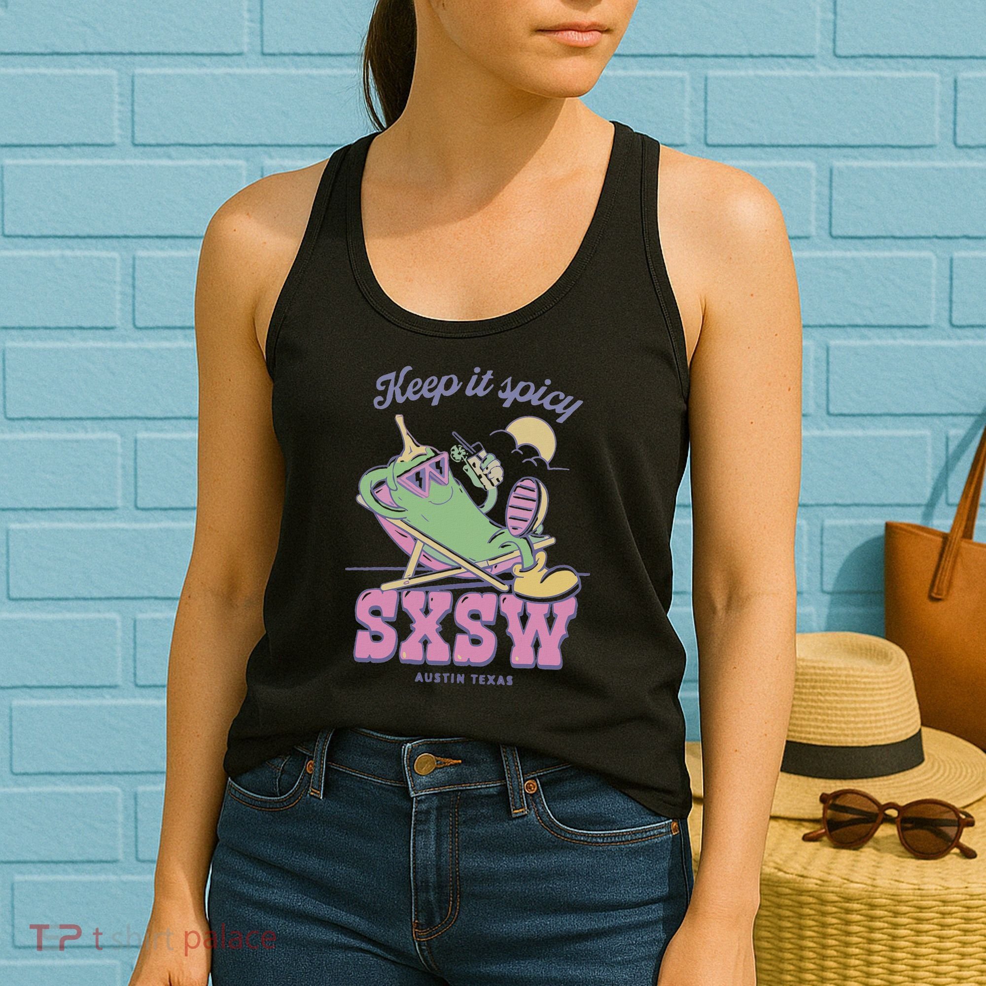 Sxsw Keep It Spicy Austin Texas Women's Tank Top