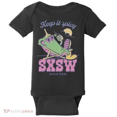 Sxsw Keep It Spicy Austin Texas Baby Bodysuit