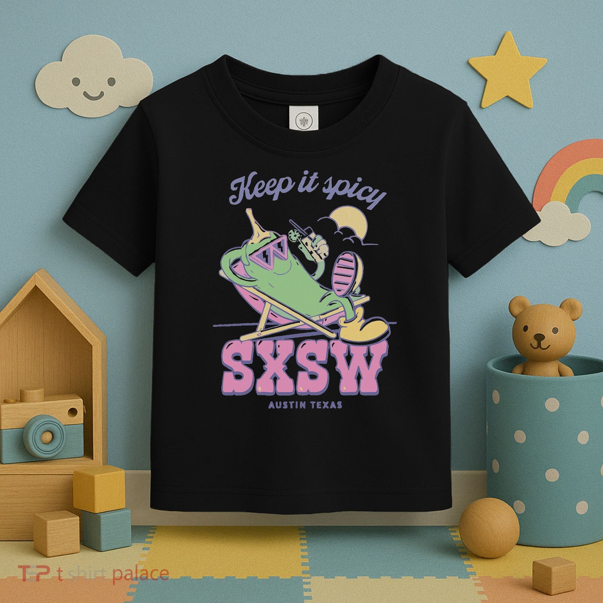 Sxsw Keep It Spicy Austin Texas Toddler T-Shirt