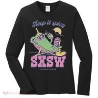 Sxsw Keep It Spicy Austin Texas Women's Long Sleeve Shirt thumb 0