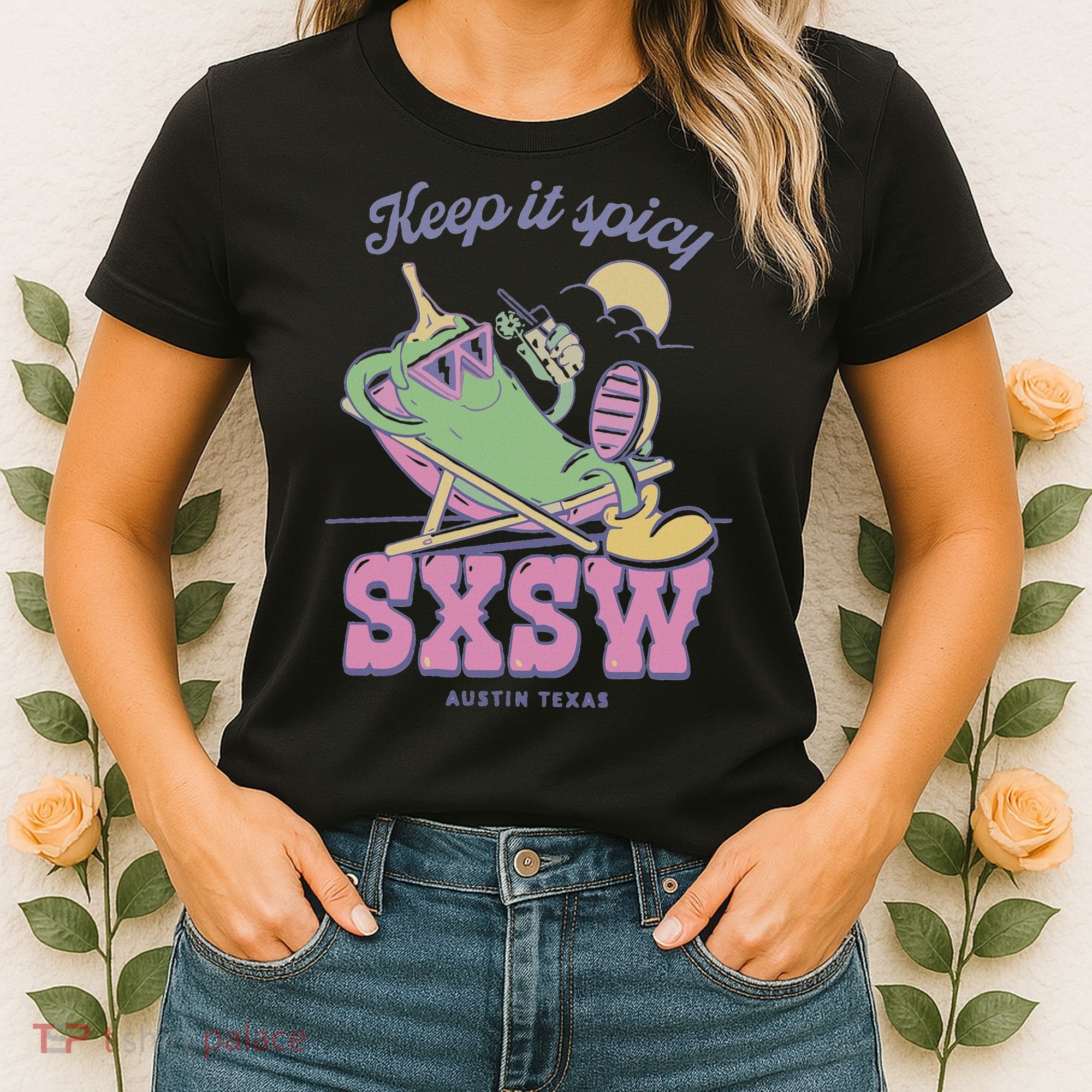 Sxsw Keep It Spicy Austin Texas Women's T-Shirt