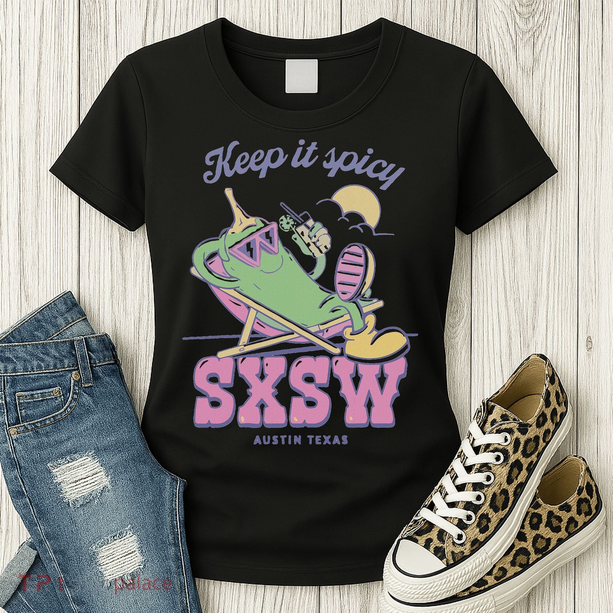 Sxsw Keep It Spicy Austin Texas Women's T-Shirt