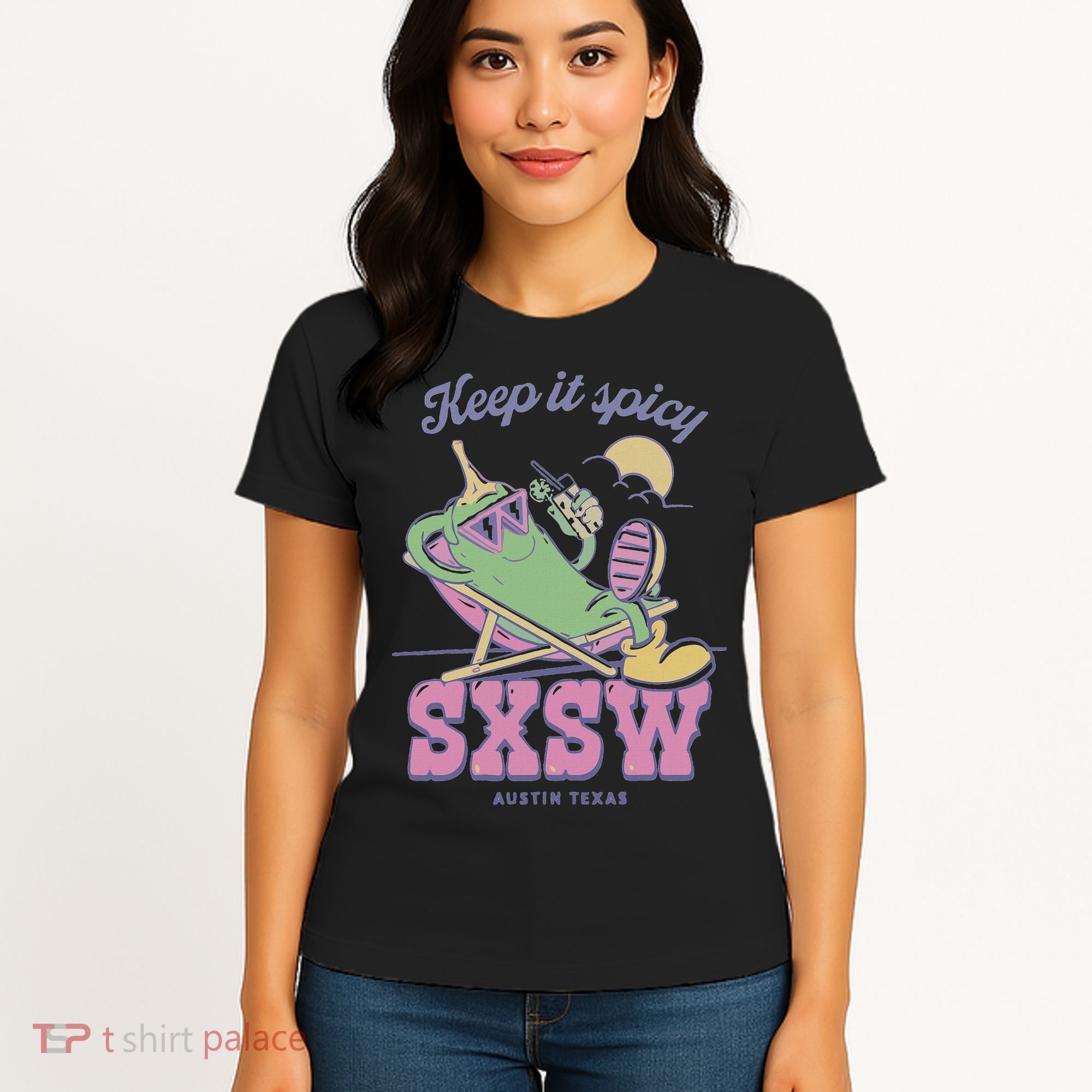 Sxsw Keep It Spicy Austin Texas Women's T-Shirt