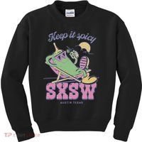 Sxsw Keep It Spicy Austin Texas Kids Sweatshirt thumb 0
