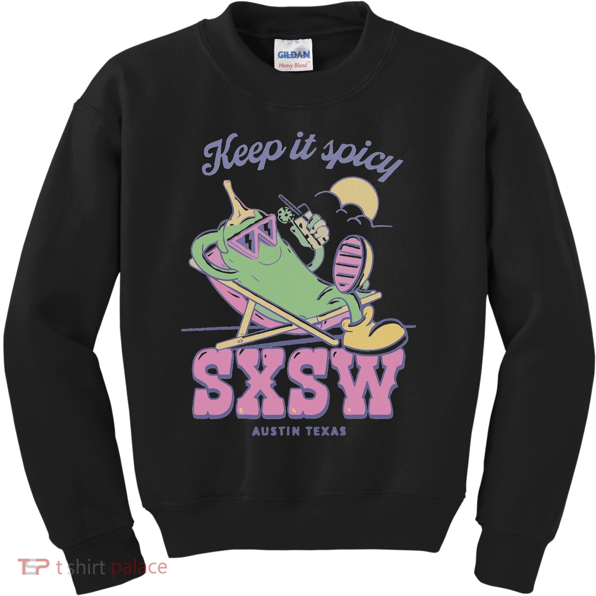 Sxsw Keep It Spicy Austin Texas Kids Sweatshirt