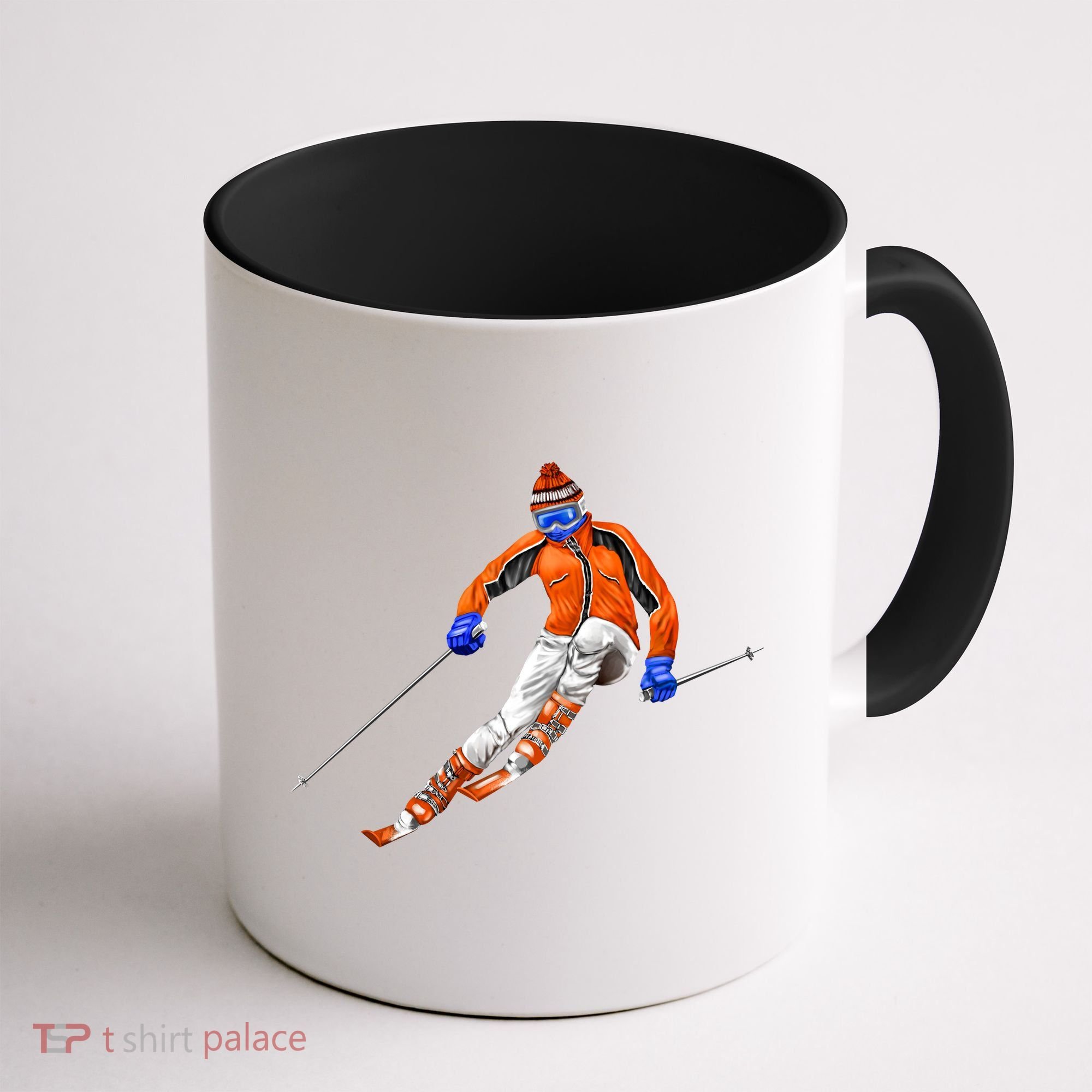 Skiing Downhill Coffee Mug