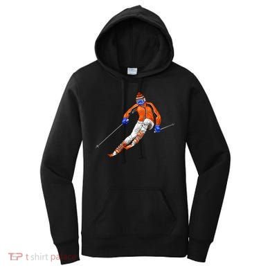 Skiing Downhill Women's Hoodie