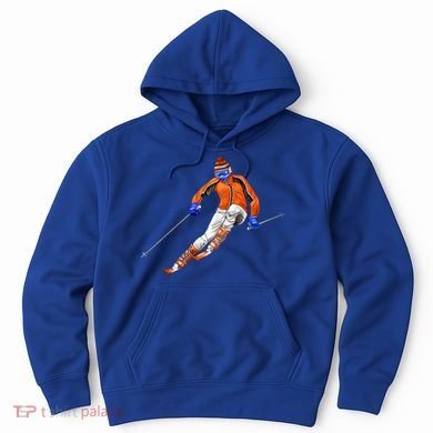 Skiing Downhill Hoodie