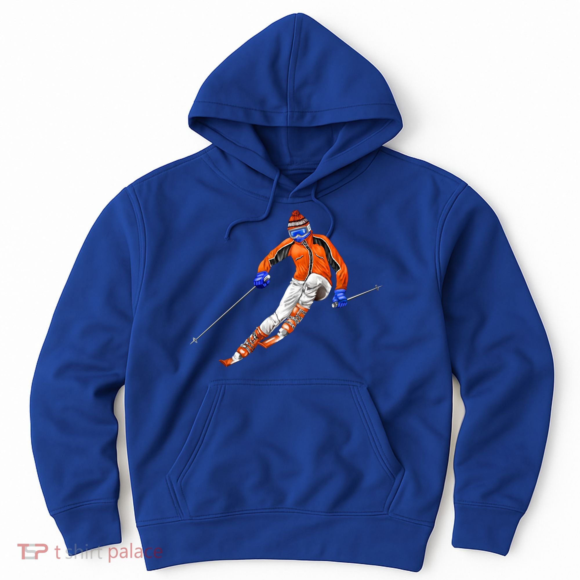 Skiing Downhill Hoodie