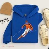 Skiing Downhill Hoodie thumb 4