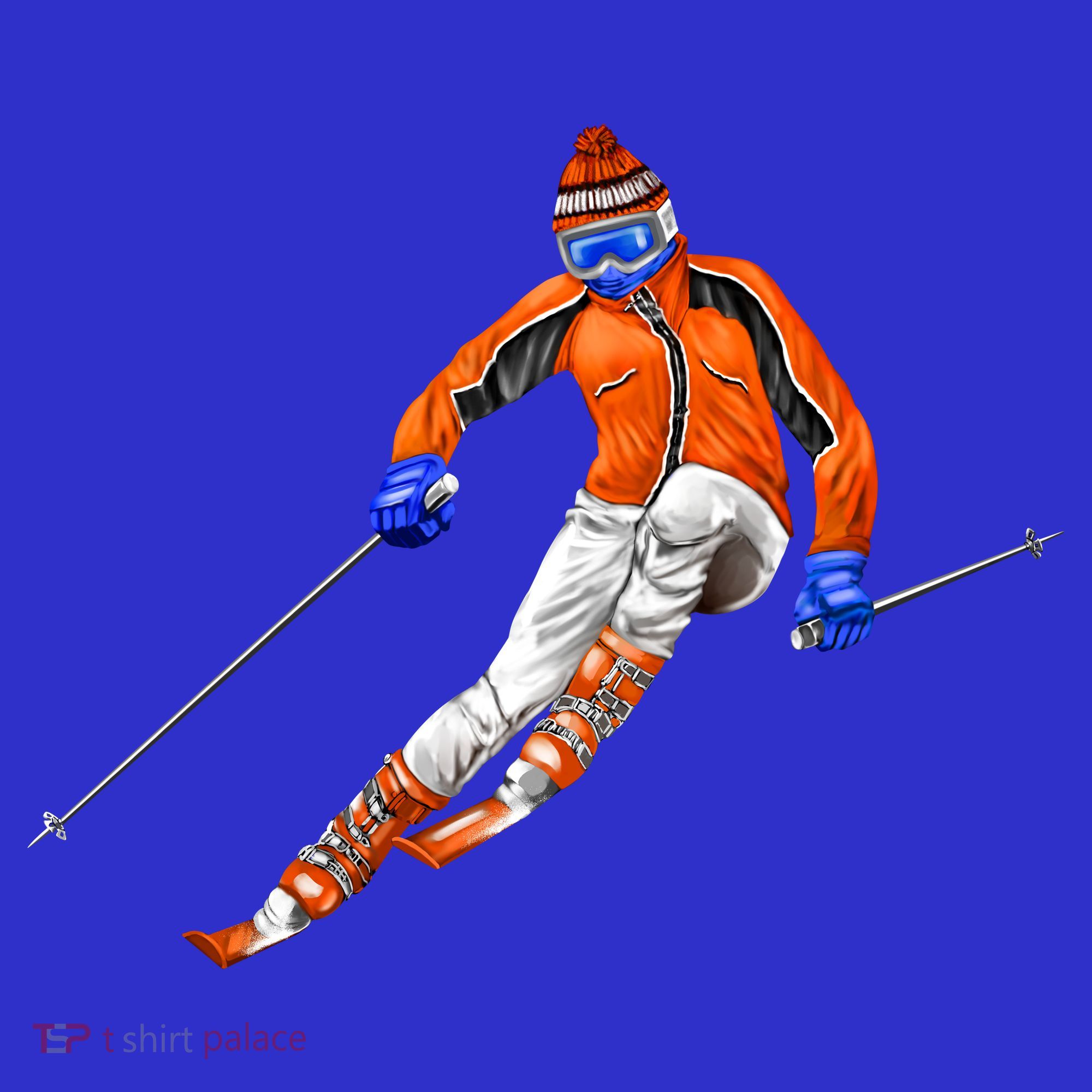 Skiing Downhill Polo