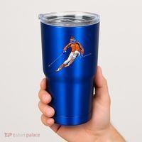 Skiing Downhill Tumbler thumb 2