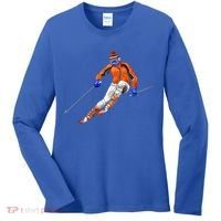 Skiing Downhill Women's Long Sleeve Shirt thumb 0