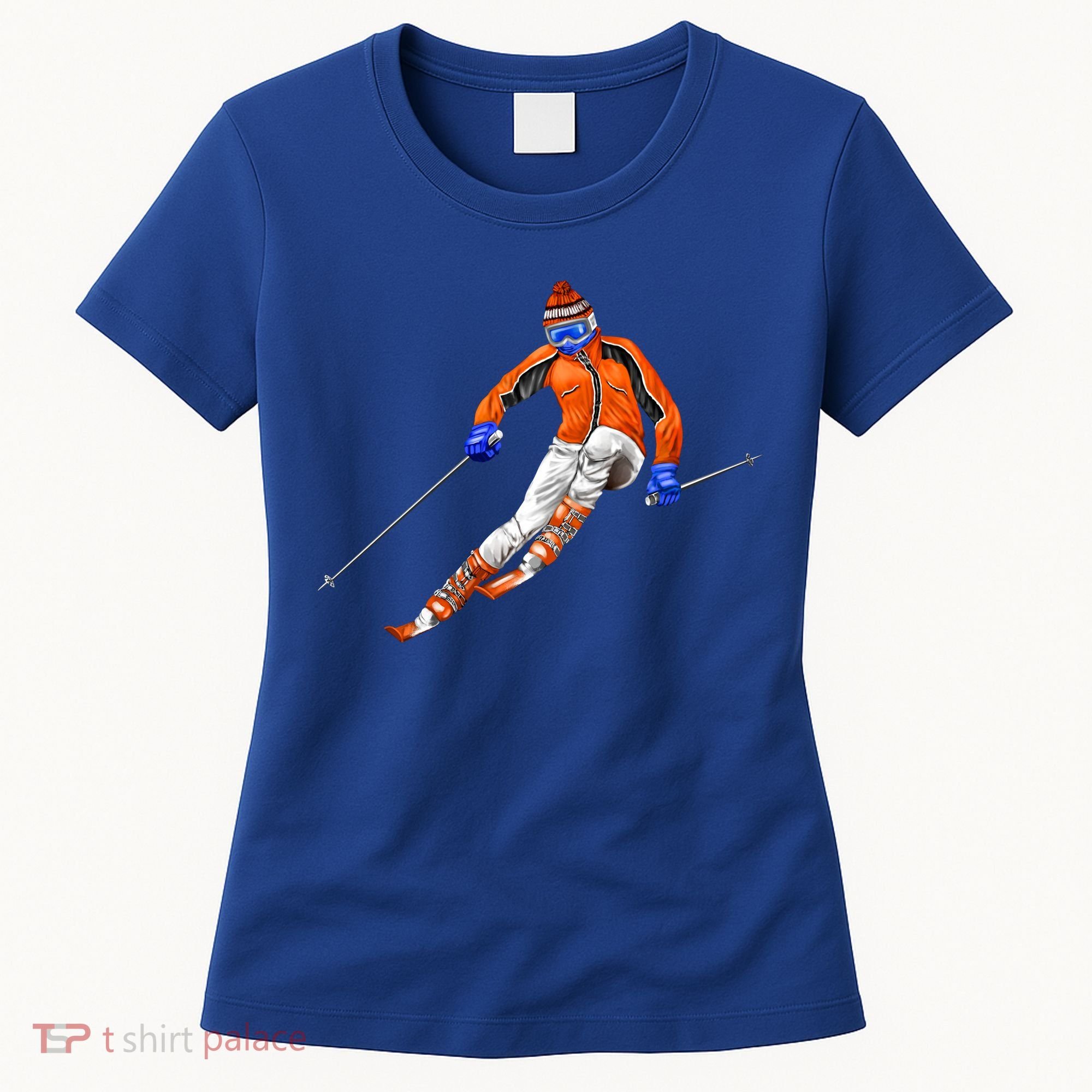 Skiing Downhill Women's T-Shirt