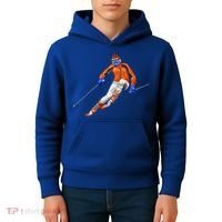 Skiing Downhill Kids Hoodie thumb 4