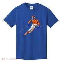 Skiing Downhill Kids T-Shirt thumb 0