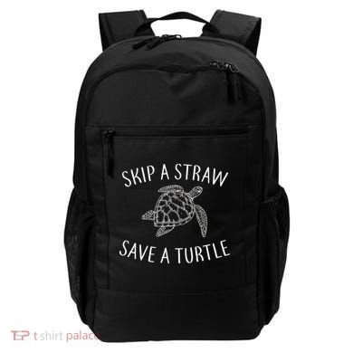 Skip a Straw Save a Turtle Backpack