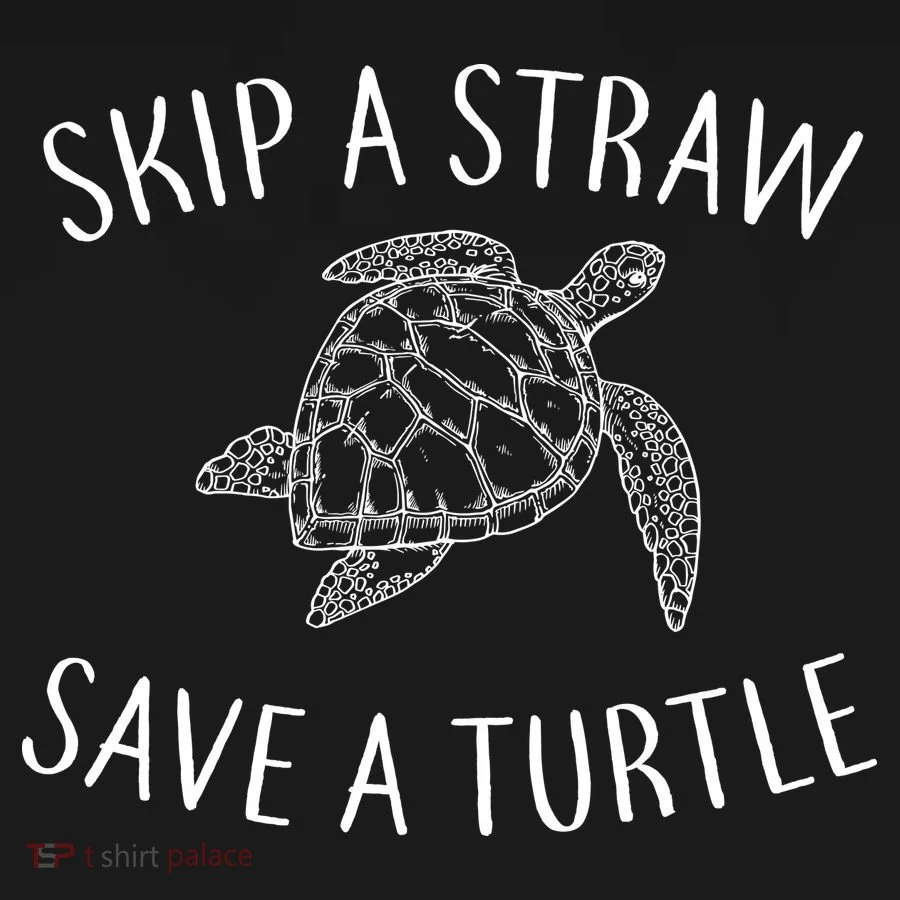 Skip A Straw Save A Turtle Bucket Hat