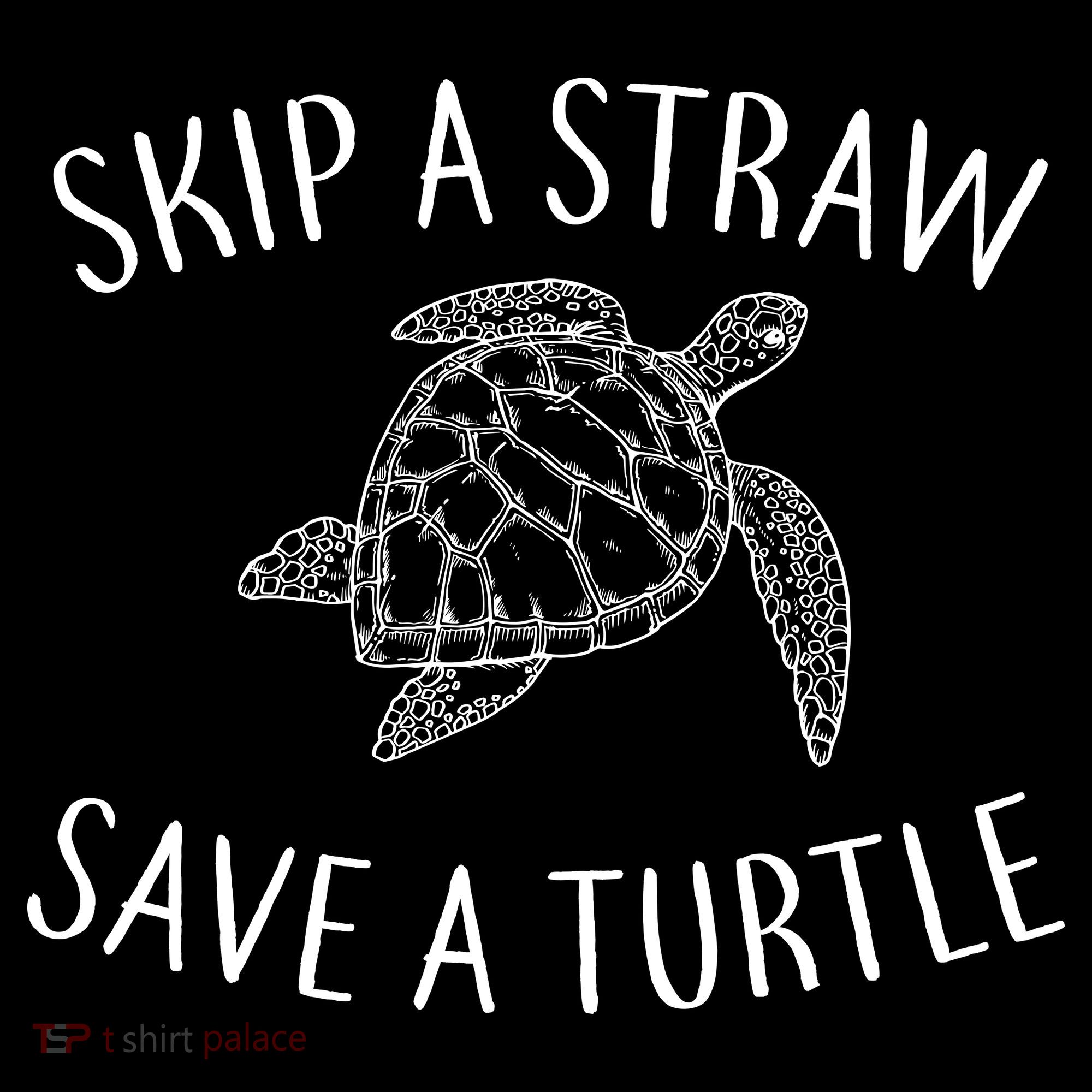 Skip A Straw Save A Turtle Women's Hoodie