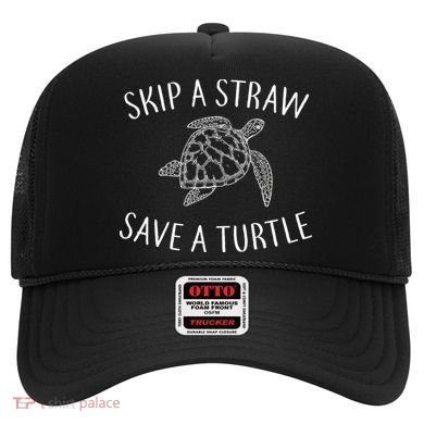 Skip A Straw Save A Turtle Hat