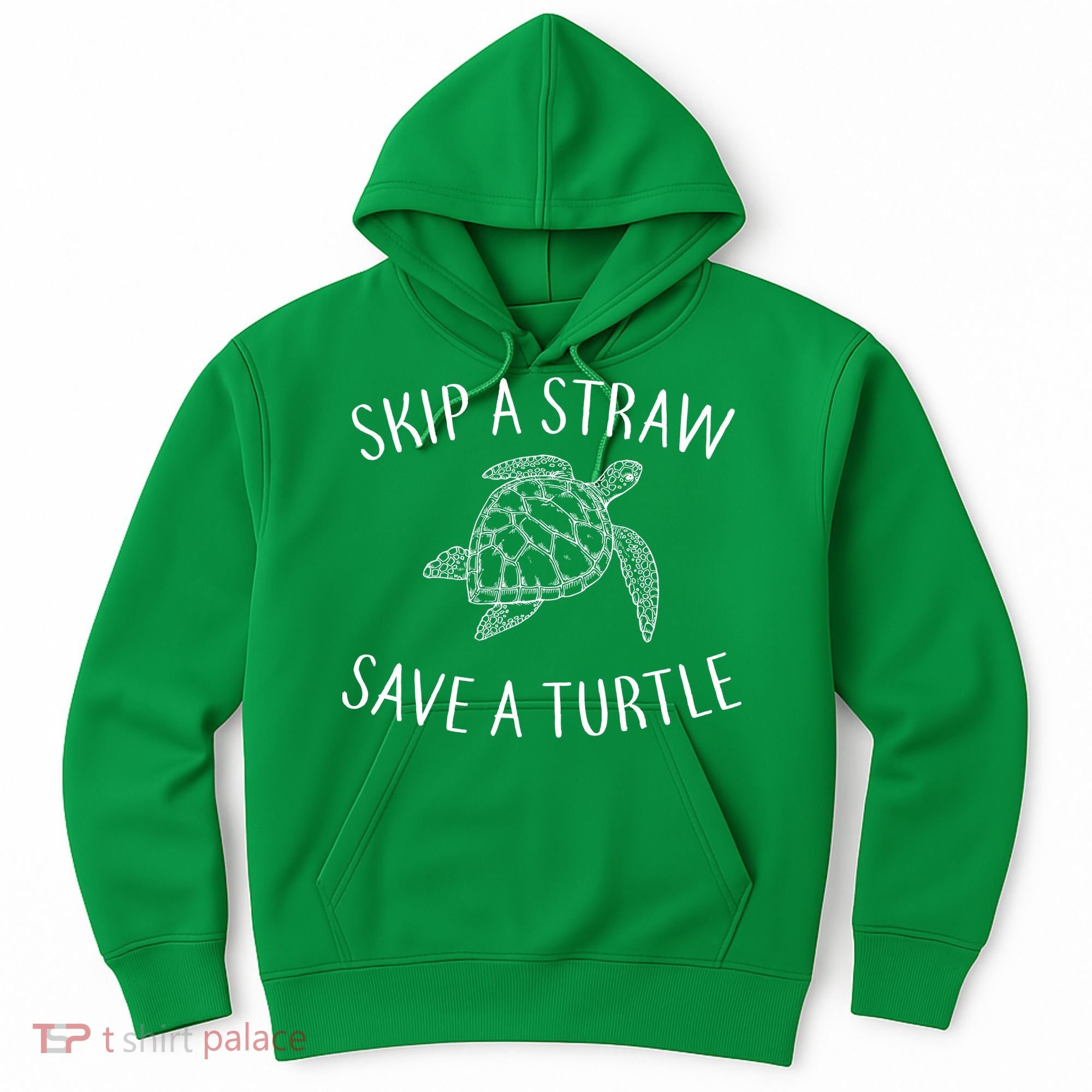 Skip a Straw Save a Turtle Hoodie