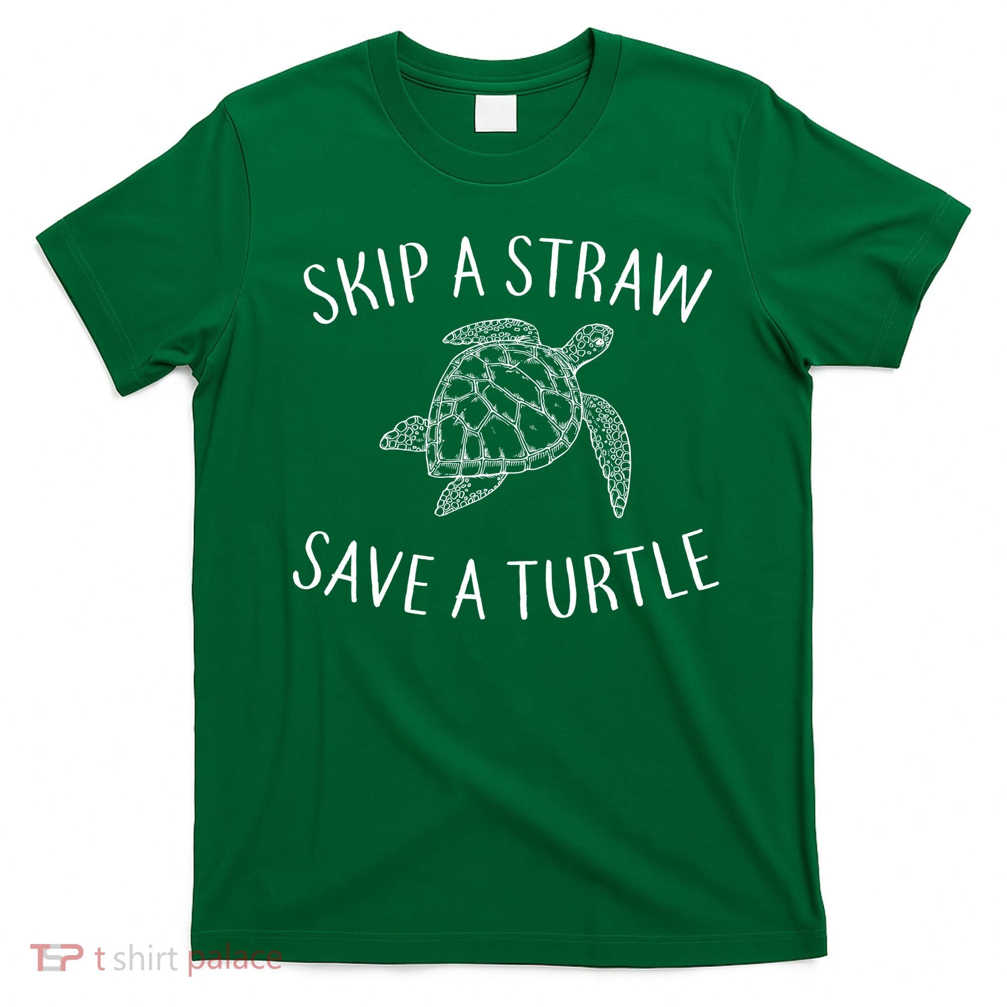 Skip a Straw Save a Turtle T-Shirt