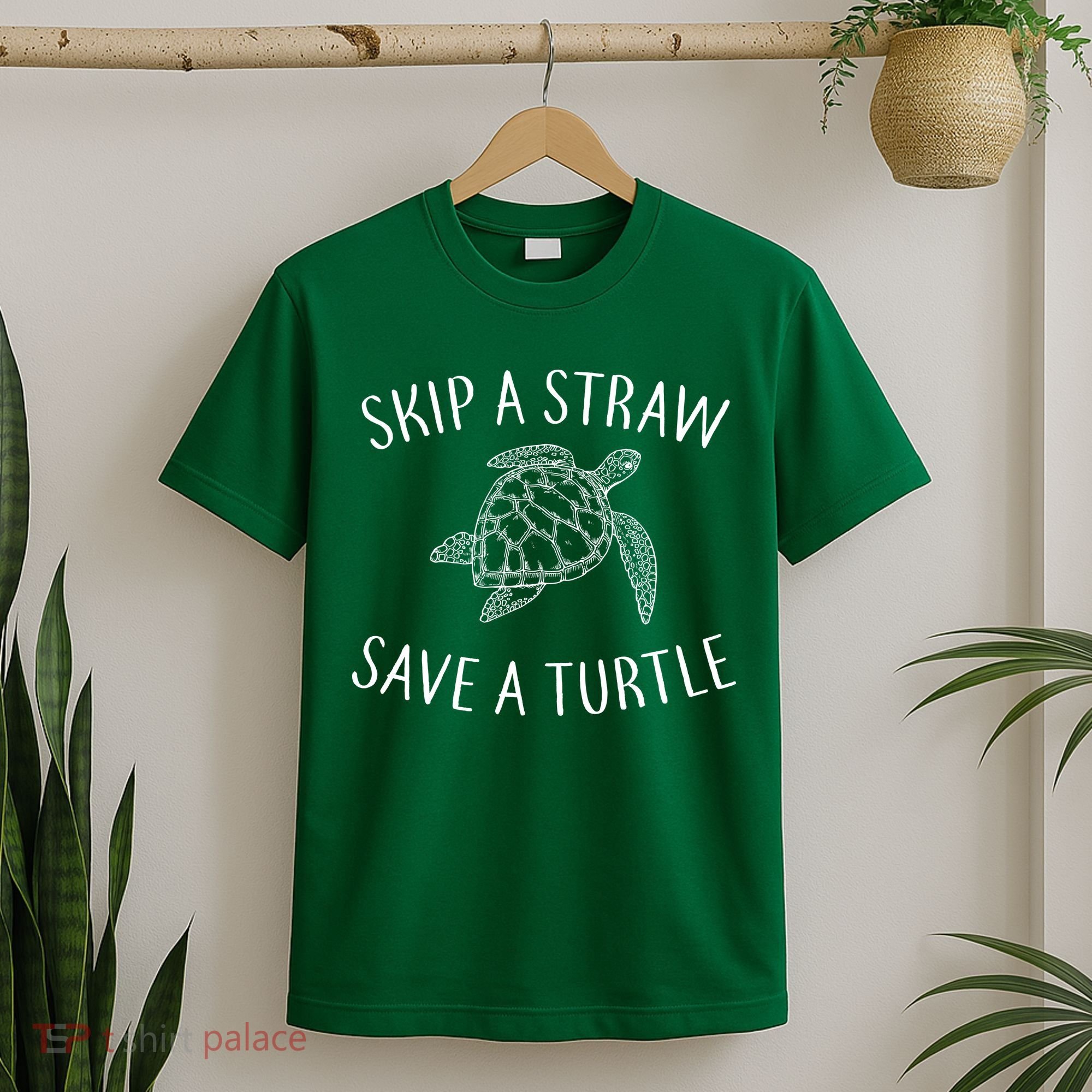 Skip A Straw Save A Turtle T-Shirt