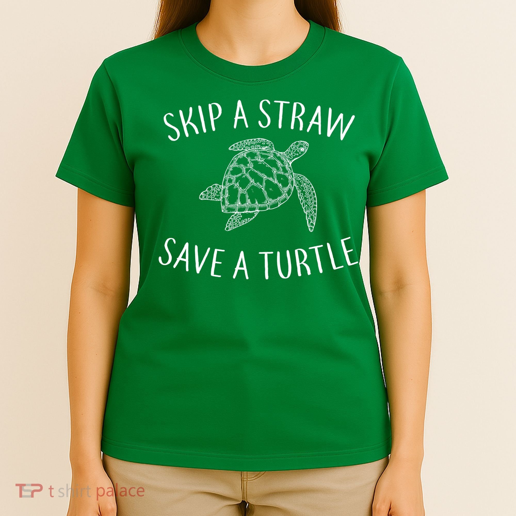 Skip A Straw Save A Turtle T-Shirt