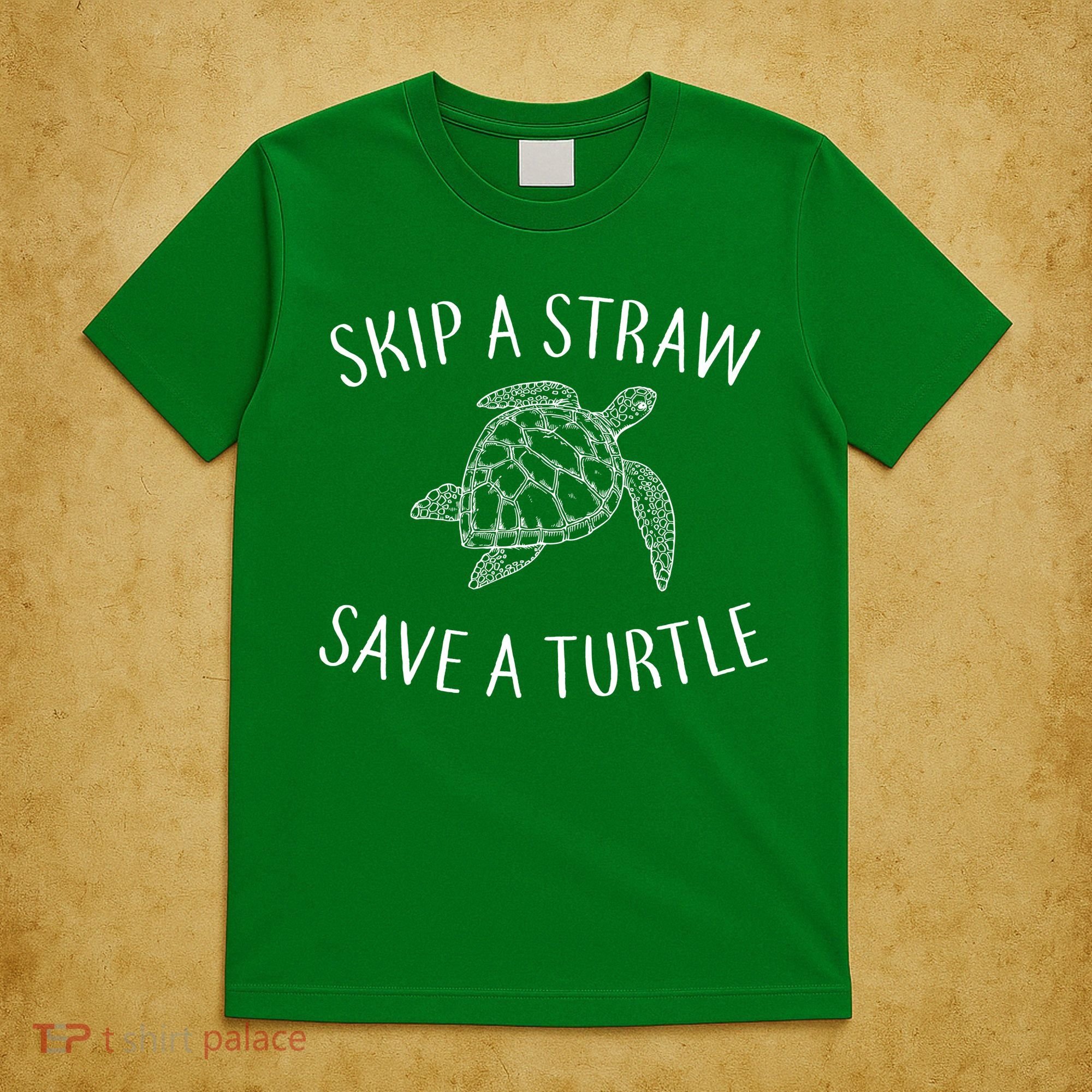 Skip A Straw Save A Turtle T-Shirt