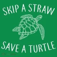 Skip A Straw Save A Turtle Magnet thumb 1