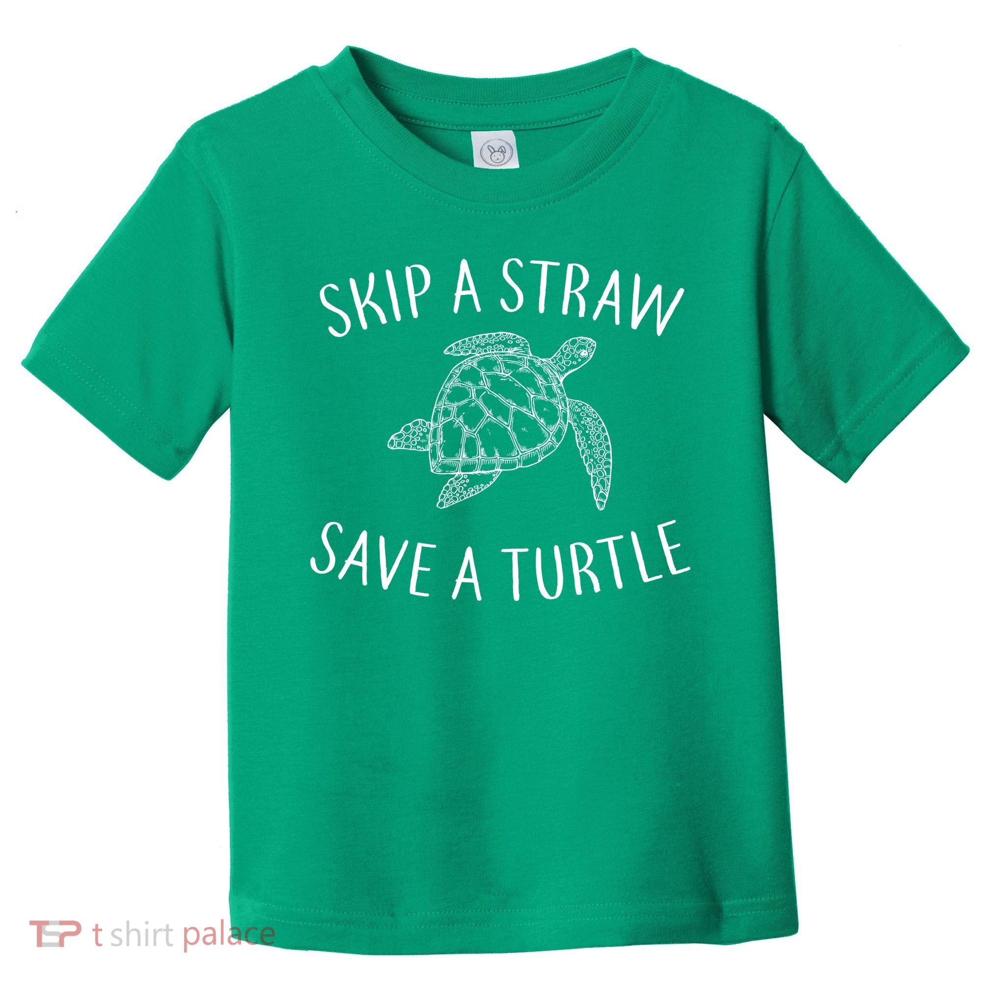 Skip a Straw Save a Turtle Toddler T-Shirt
