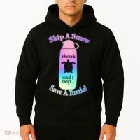Skip A Straw Save A Turtle Sksksks Hoodie thumb 2
