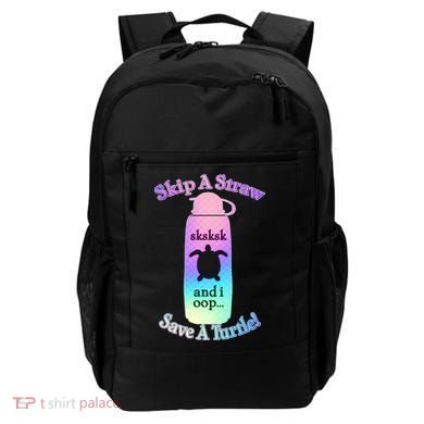 Skip A Straw Save A Turtle Sksksks Backpack