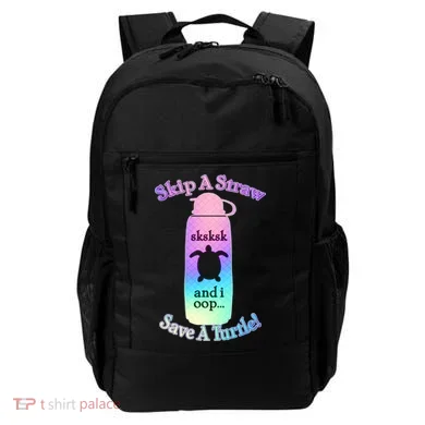 Skip A Straw Save A Turtle Sksksks Backpack