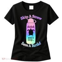 Skip A Straw Save A Turtle Sksksks Women's T-Shirt thumb 0