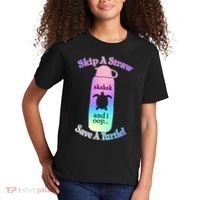 Skip A Straw Save A Turtle Sksksks Kids T-Shirt thumb 2