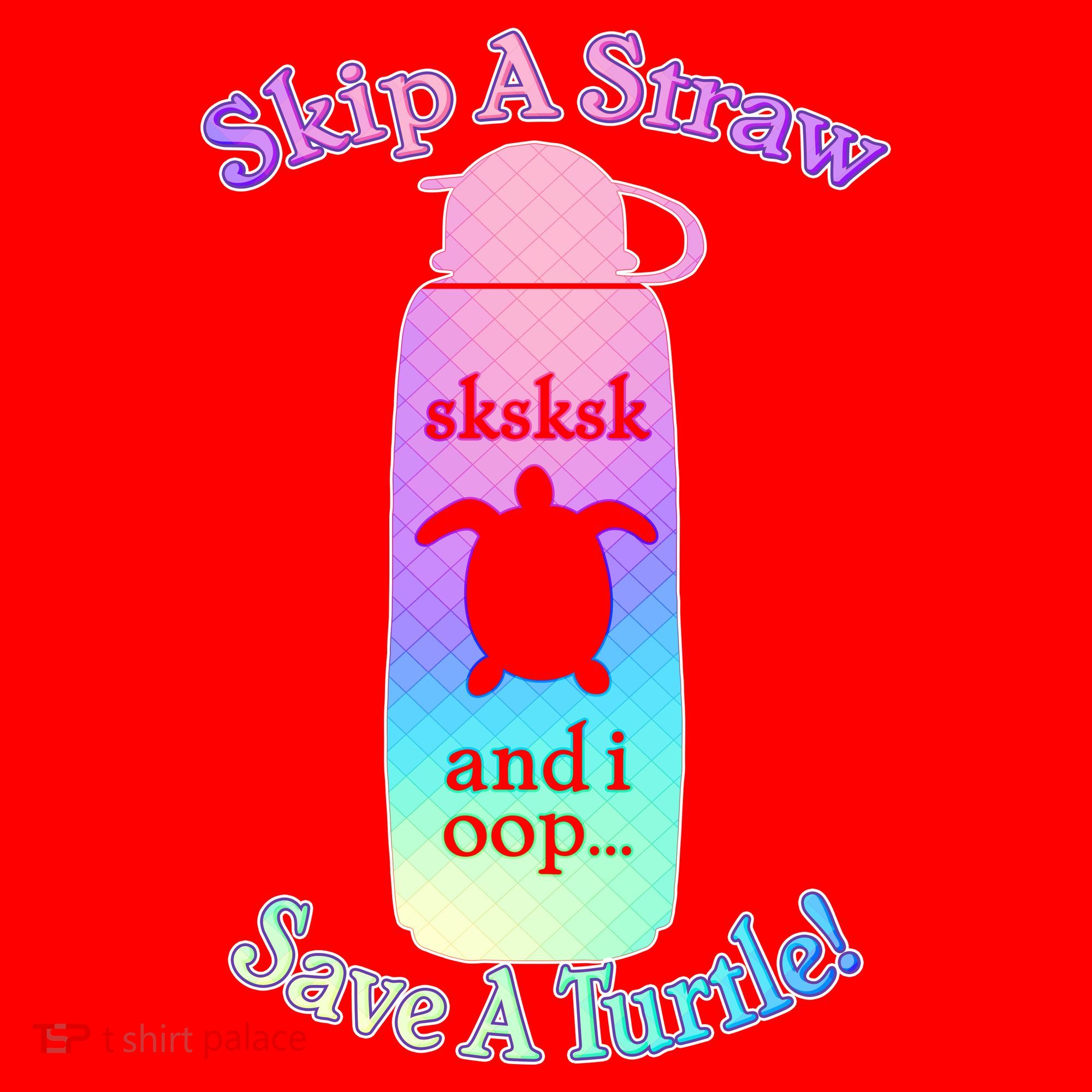 Skip A Straw Save A Turtle Sksksks Santa Hat